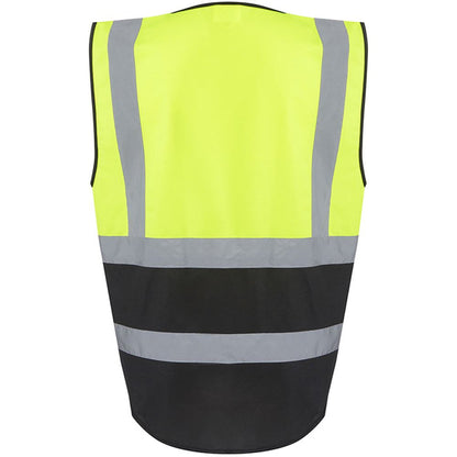 Regatta TRS251 Pro Two Tone Zipped Hi Vis Executive Vest