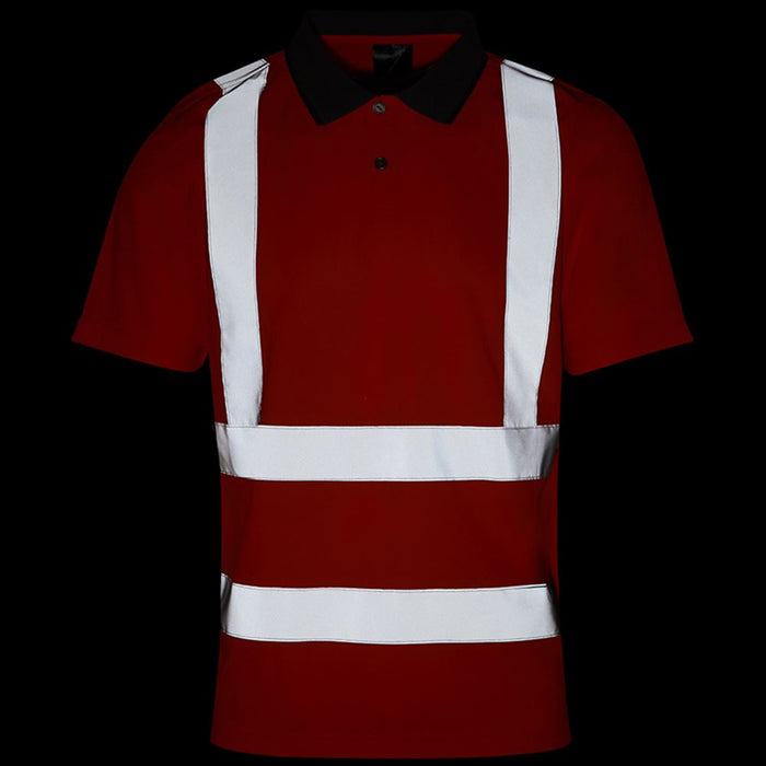 Regatta TRS271 Pro Contract Orange Hi Vis Polo Shirt