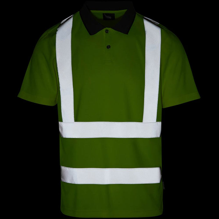 Regatta TRS271 Pro Contract Yellow Hi Vis Polo Shirt