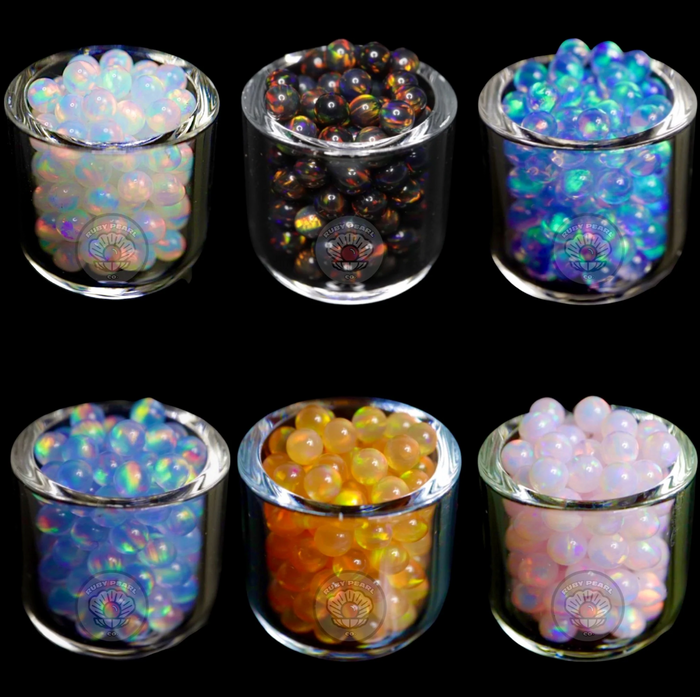 Ruby Pearl Co. 3mm Opal Terp Pearls for enhanced dabbing and improved vaporization.