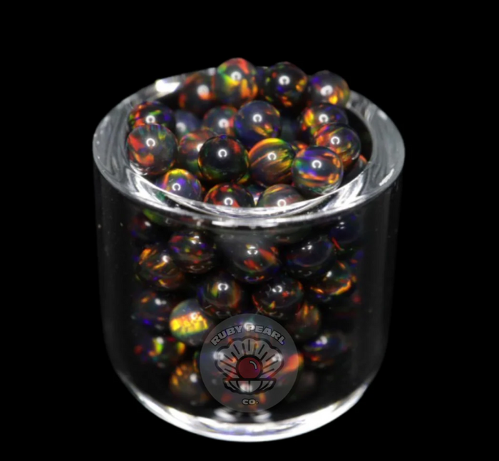 3mm Ruby Pearl Co. terp pearls, perfect for use with bangers and dab rigs.
