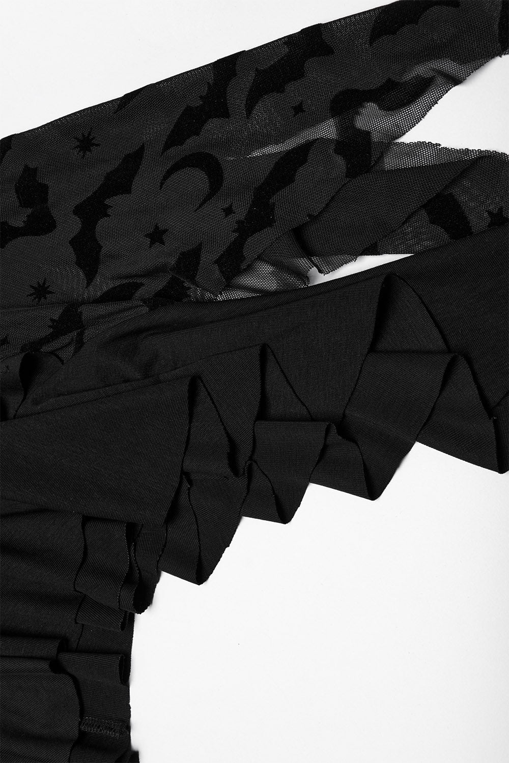 Celestial Cold Shoulder Witchy Hem Dress