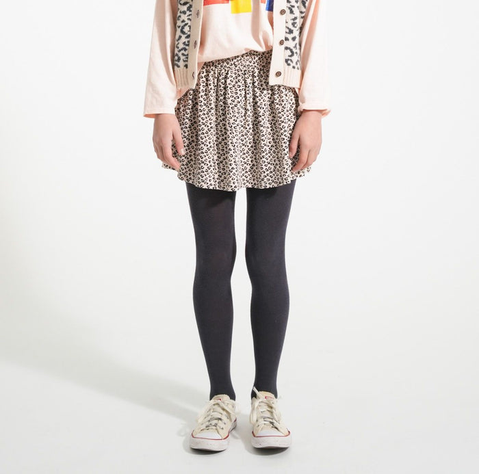Short Skirt in Pale Pink w/Animal Print