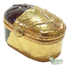 SKU# 7635 - Oval Chocolate With Gold