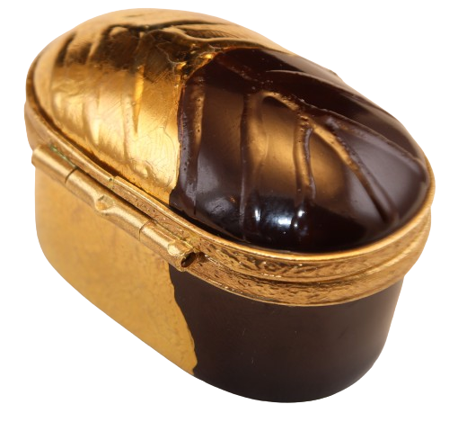 SKU# 7635 - Oval Chocolate With Gold