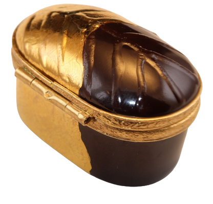 SKU# 7635 - Oval Chocolate With Gold
