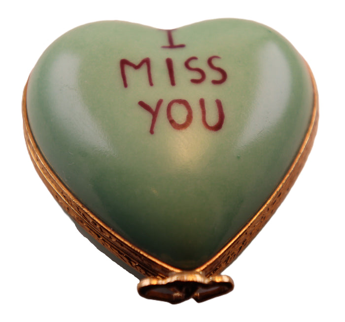 SKU# 7793 - Heart *I Miss You* Green