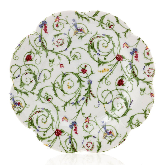 SKU# B220-NYM20450 - Colibri Dessert Plate - Shape Nymphea - Size: 8.5"