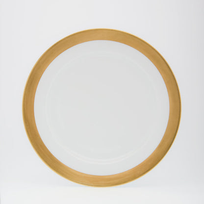 SKU# B275-REC20740 - Danielle Gold	 Dinner Plate - Shape Recamier - Size: 10.75"