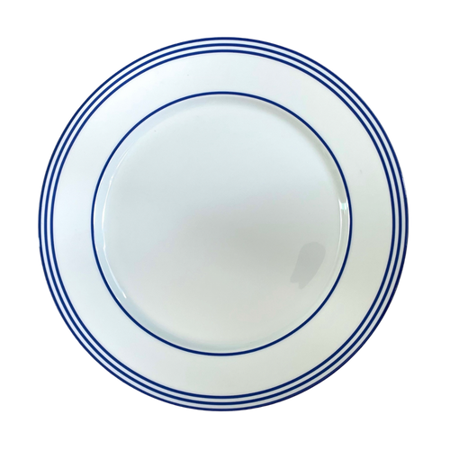 SKU# B275-REC20834 - Latitudes Bleu Dinner Plate - Shape Recamier - Size: 10.75"