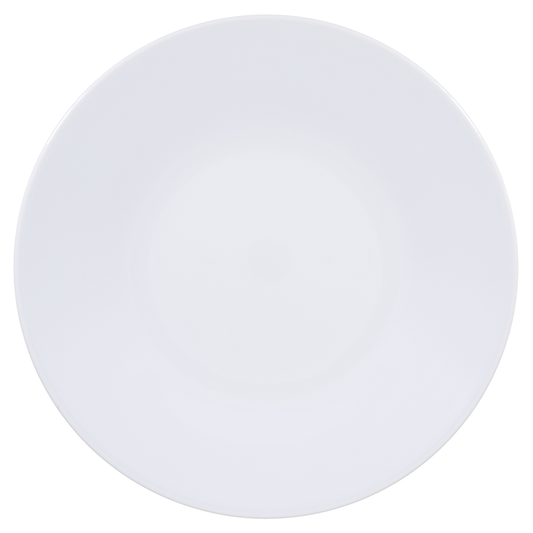 SKU# B300-COU00001 - Coupe White Pres Plt - Shape Coupe - Size: 11.8"