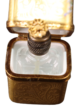 SKU# C035207 - Incrusted Square Perfume Bottle Chest