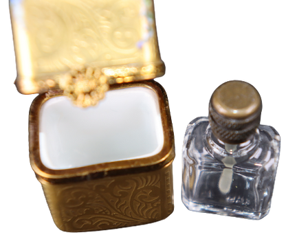 SKU# C035207 - Incrusted Square Perfume Bottle Chest