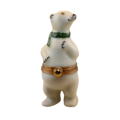 SKU# R108 - POLAR BEAR With  GREEN SCARF