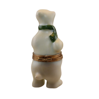 SKU# R108 - POLAR BEAR With  GREEN SCARF