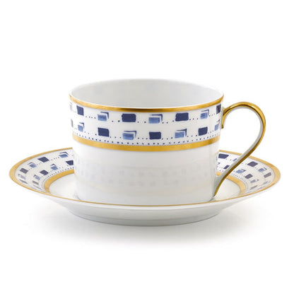 SKU# R300-REC20020 - La Bocca Bleu Tea Cup - Shape Recamier - Size: 6.75oz