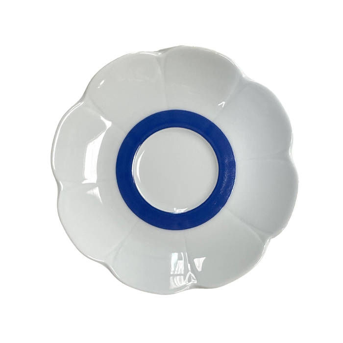 SKU# T200-NYM20447 - Fleur'T Bleu Tea Saucer - Shape Nymphea -