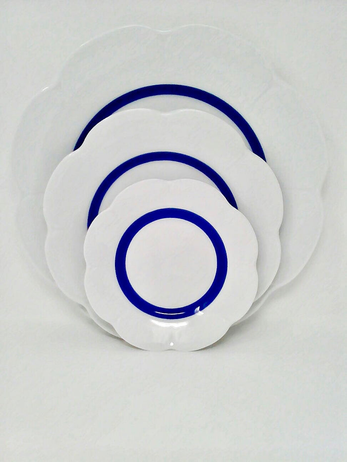 SKU# T200-NYM20447 - Fleur'T Bleu Tea Saucer - Shape Nymphea -