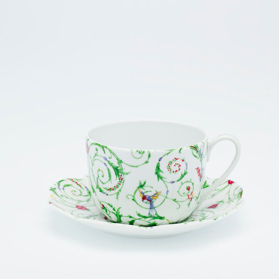 SKU# T200-NYM20450 - Colibri Tea Saucer - Shape Nymphea