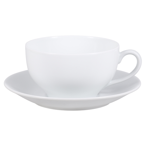 SKU# T200-VIE00001 - Coupe White Vienna Tea Saucer - Shape Coupe