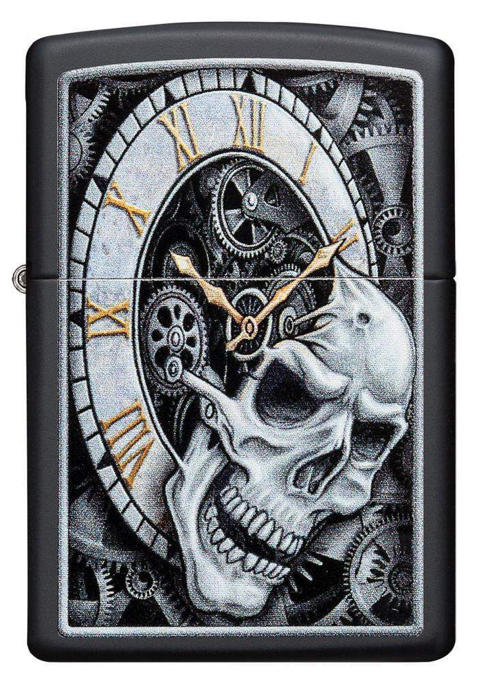 Skull Clock Design Lighter