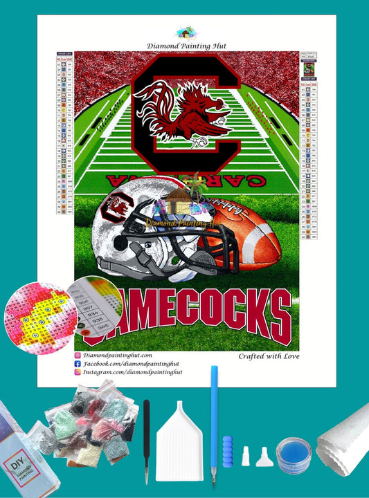 South Carolina NCAA Home Diamond Painting