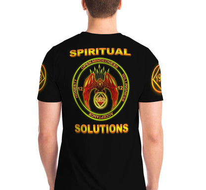 Spiritual Solutions AOP T-shirts