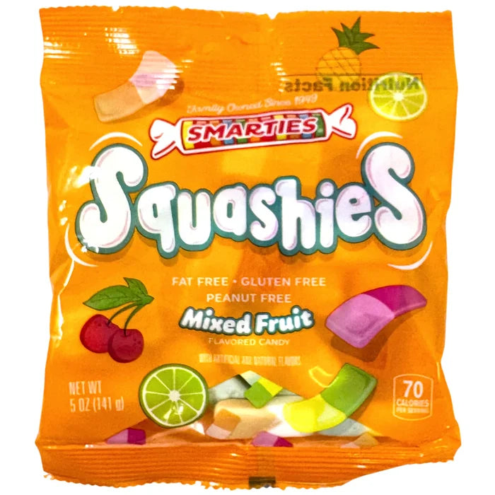 Squashies Smarties Mixed Fruit Flavor