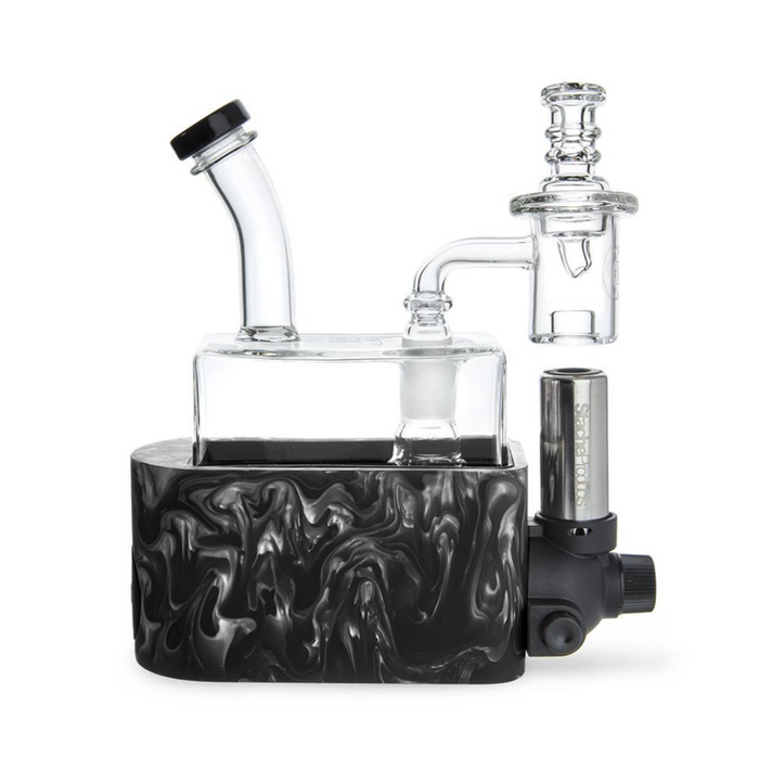 Torch-Free Portable Dab Rig: StacheProducts RIO Remake, Integrated Torch System, Efficient Concentrate Use, Compact Travel-Friendly, Seamless Home On-the-Go, High-Quality Quartz Banger Clean Flavorful Vapor, Durable Glass Ergonomic Long-Lasting Reliable Comfortable, Protective Carrying Case Convenient Safe.