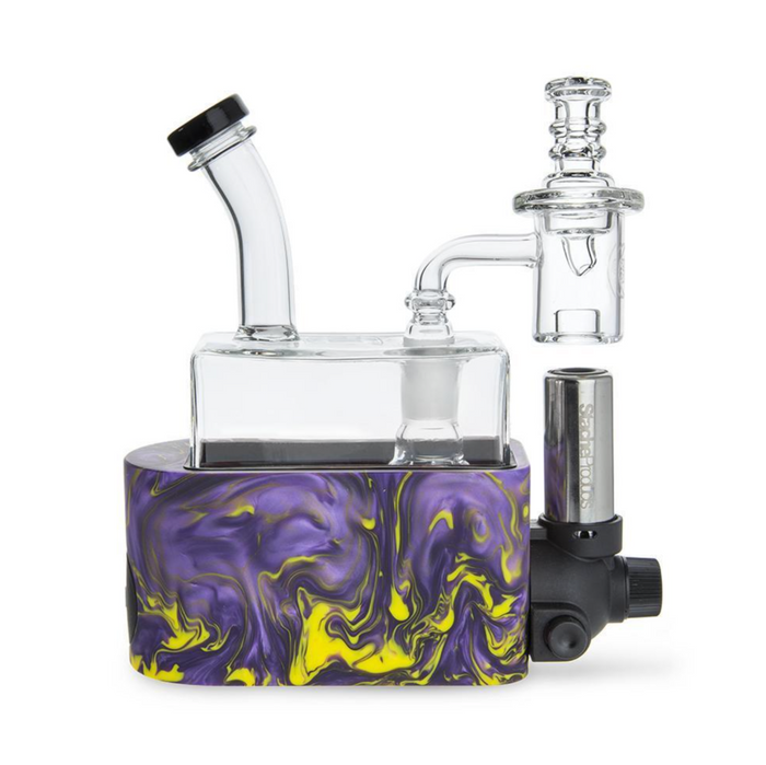 Portable Enail Dab Rig: StacheProducts RIO Remake, Torch-Free Dabbing, Integrated Torch System, Efficient Concentrate Use, Compact Travel-Friendly, Seamless Home On-the-Go, High-Quality Quartz Banger Clean Flavorful Vapor, Durable Glass Ergonomic Long-Lasting Reliable Comfortable, Protective Carrying Case Convenient Safe.
