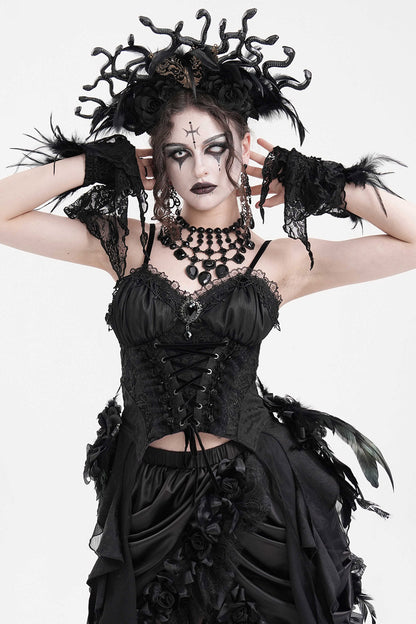 Bow to None Lace Corset Top