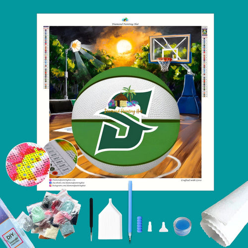 Stetson Basketball Diamond Painting