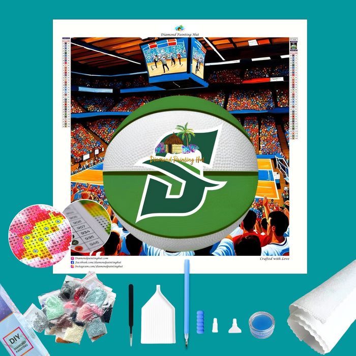Stetson Basketball Diamond Painting