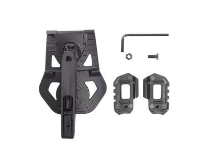 Strike Systems Universalhylster sort pistol side view