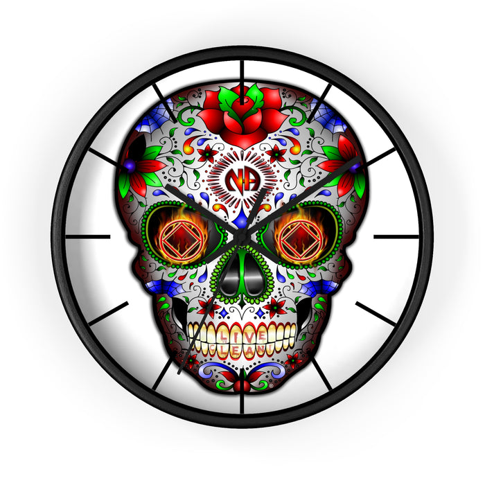 Sugar Skull Wall clock