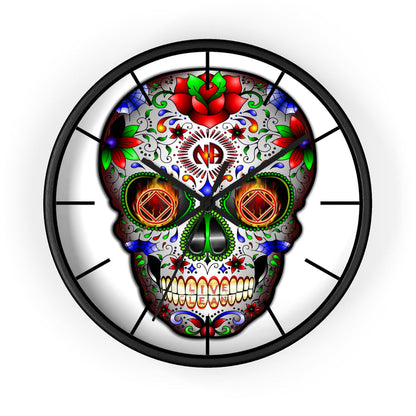 Sugar Skull Wall clock