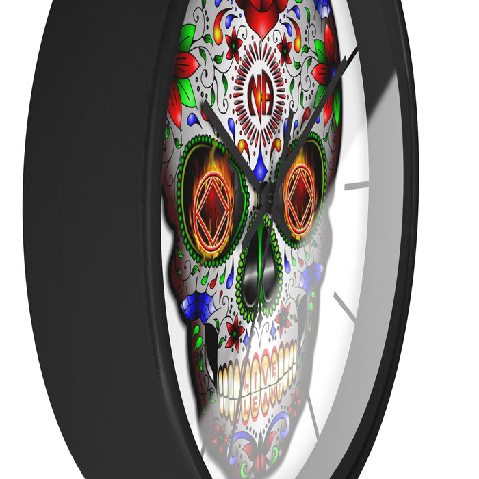 Sugar Skull Wall clock