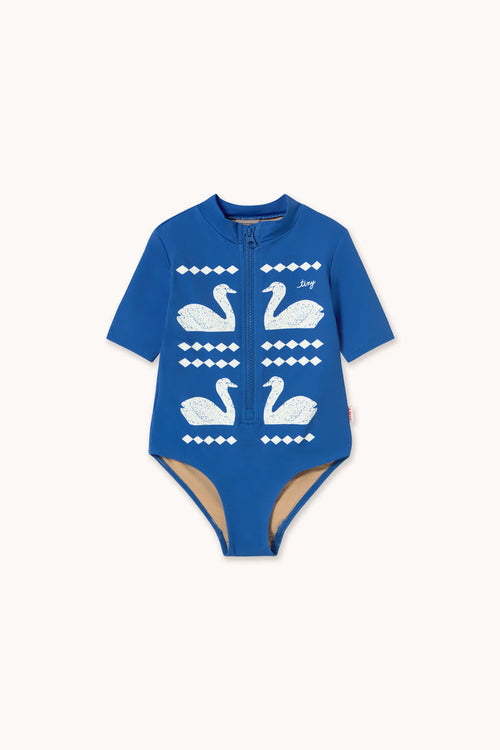 Swans Swimsuit in Blue