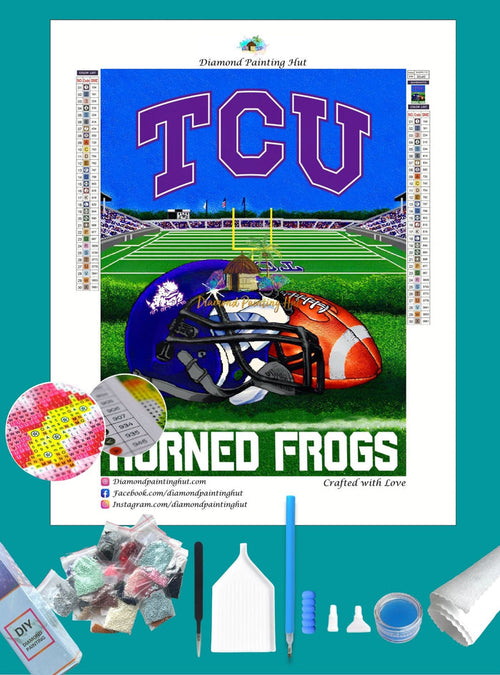 TCU NCAA Home Diamond Painting