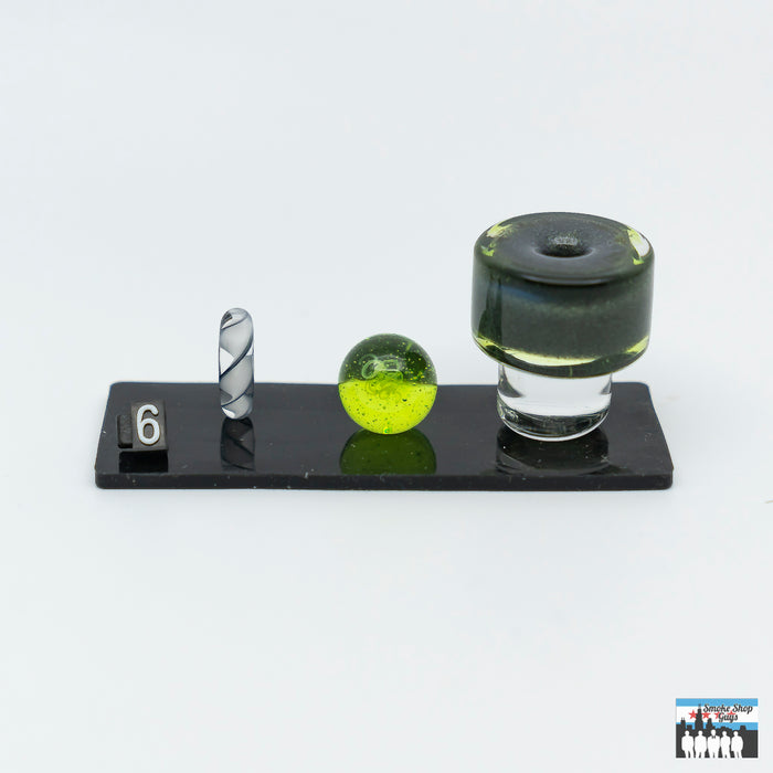 Enhanced Vaporization Terp Slurper: Teigeiro Glass 3-Piece Set, Premium Quality, Superior Performance, Airflow, Durable, Heat-Resistant Glass, Long-Lasting Use, Complement Rigs, Concentrate Setups, Consistent, Efficient Sessions.