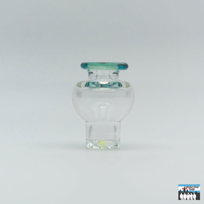 Versatile Dab Cap Partial: Terroir Glass Partial Color Spinner Caps, Precision Dab Tool, Enhance Dabbing, Functionality, Vibrant Designs, Stylish Touch, Promotes Efficient Vaporization, Compatible with Most Setups, Durable and Easy-to-Clean, Ideal for Enthusiasts and Collectors.