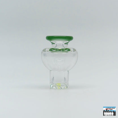 Enthusiast Collector Partial: Terroir Glass Partial Color Spinner Caps, Precision Dab Tool, Enhance Dabbing, Functionality, Vibrant Designs, Stylish Touch, Promotes Efficient Vaporization, Compatible with Most Setups, Durable and Easy-to-Clean.