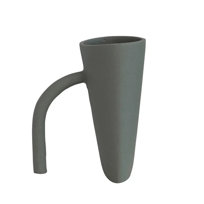 Textured Metal Vase