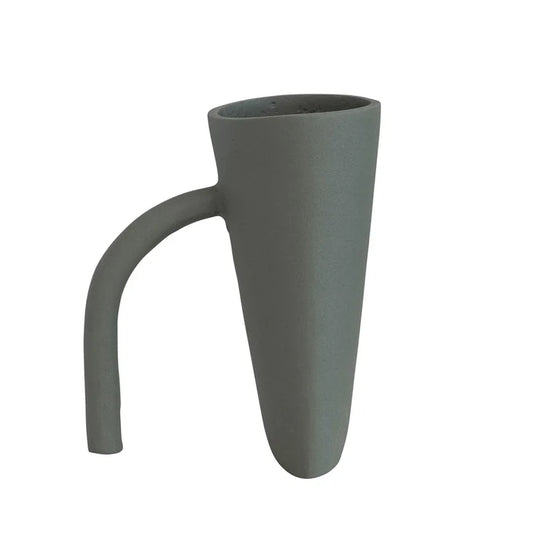 Textured Metal Vase