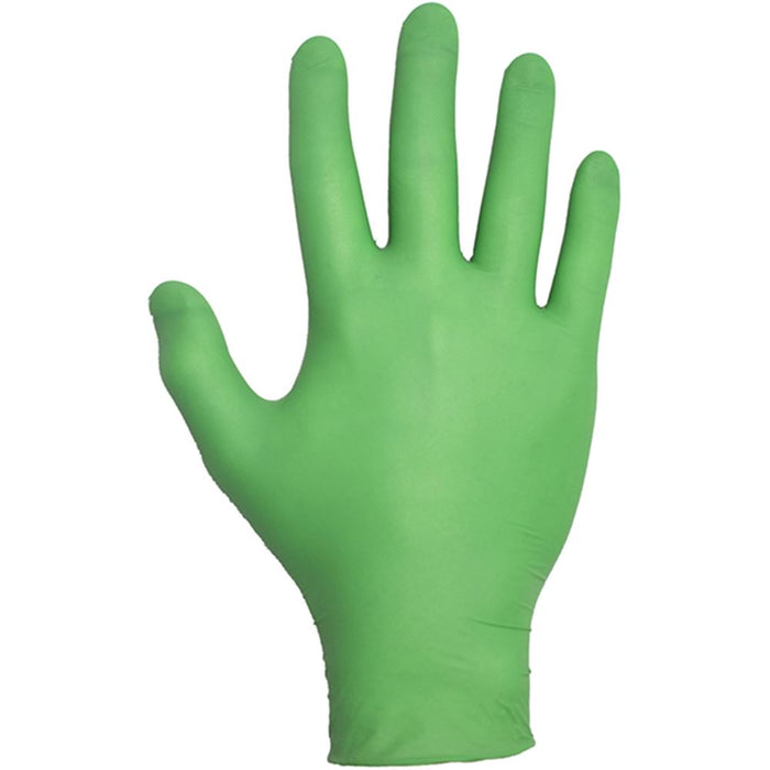 TraffiGlove TD04 Sustain Green Powder Free Biodegradable Nitrile Disposable Gloves AQL1.5 (Box 100)