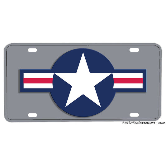 United States Air Force Roundel Design Aluminum License Plate