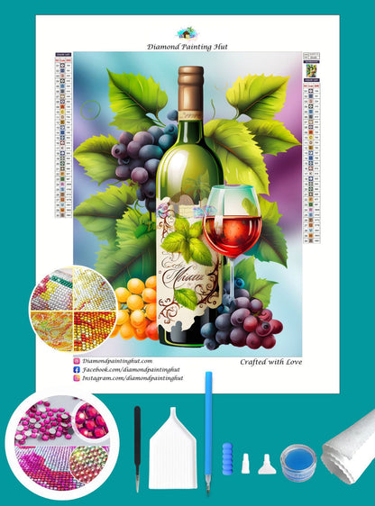 Wine Crystal Diamond Painting