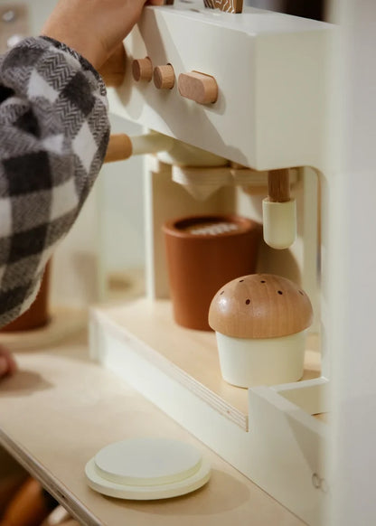 Wooden Coffee Shop Playset